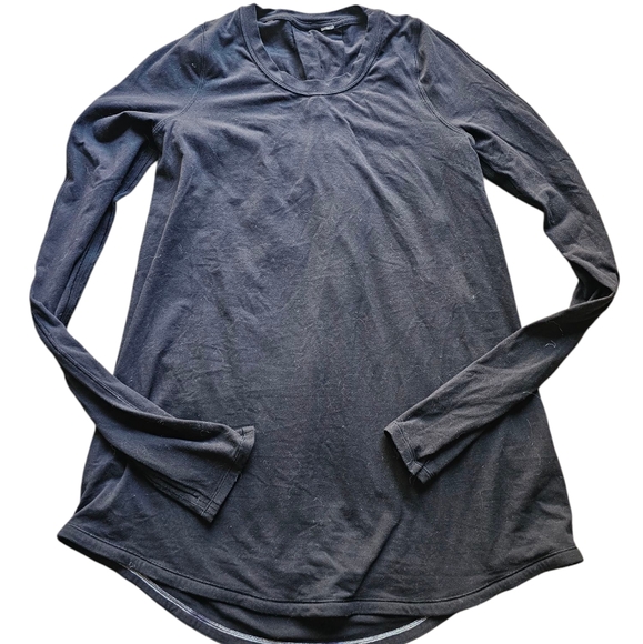 lululemon athletica Tops - Lululemon Sporty Outdoor Women's Black Long Sleeve Top Size S-M